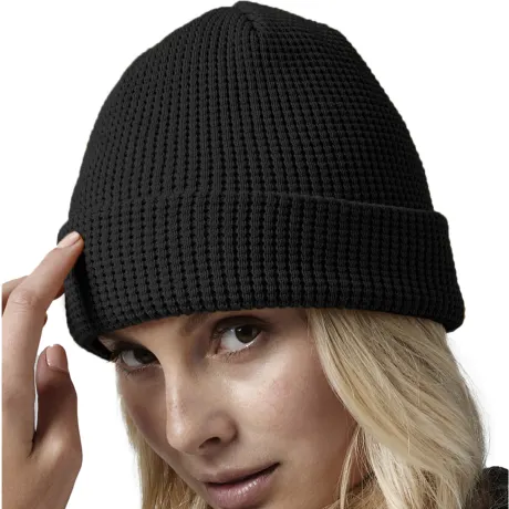 Beechfield - Unisex Adult Waffle Cotton Beanie