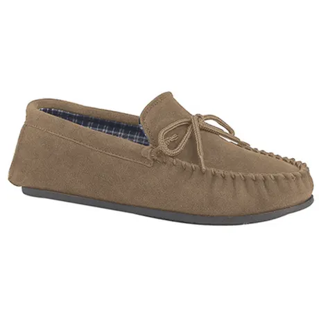 Mokkers - Mens Bruce Real Suede Moccasin Slippers