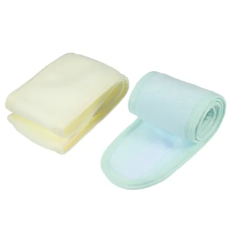 Unique Bargains- 2 Pcs Self-Adhesive Tape Headbands