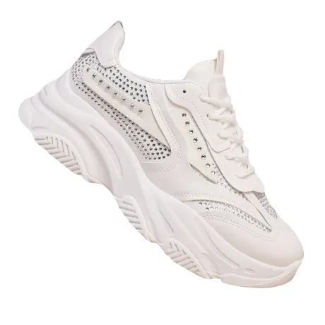 Where's That From - Womens/Ladies Groove Diamante Chunky Sneakers