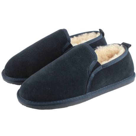 Eastern Counties Leather - Mens Avi Sheepskin Hard Sole Slippers