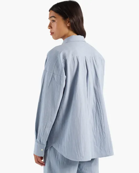 Relaxed Cotton Slub Shirt