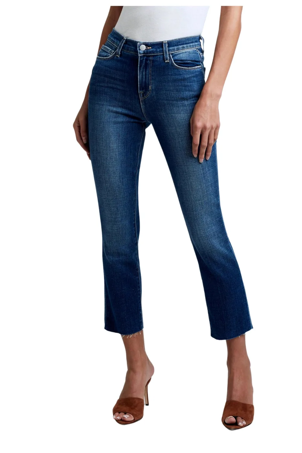 L'Agence - Sada High Rise Crop Slim Jean