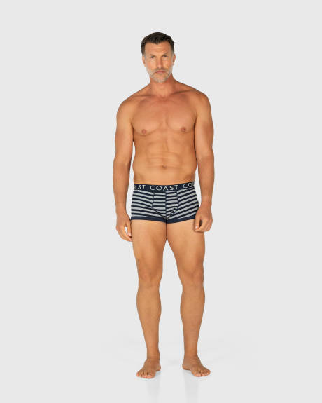 Coast Clothing Co. - Lot de 3 boxers à rayures