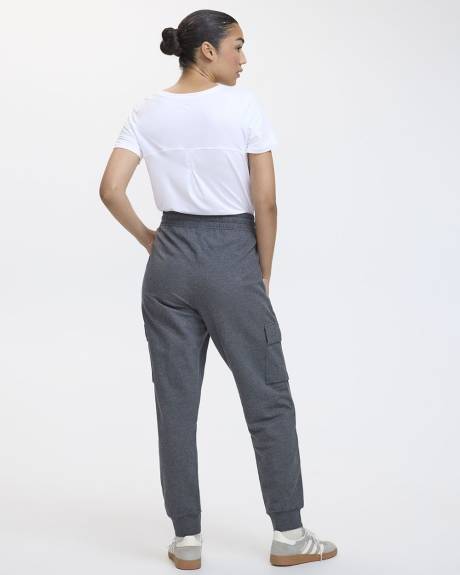 French Terry Jogger with Cargo Pockets - Hyba - Petite