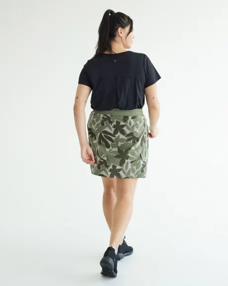 Jupe-short bimatière extensible - Hyba