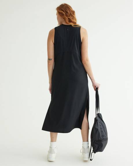 Sleeveless Mix-Media Dress - Hyba