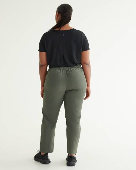 Slim-Leg Pant with Elastic Waistband - Hyba