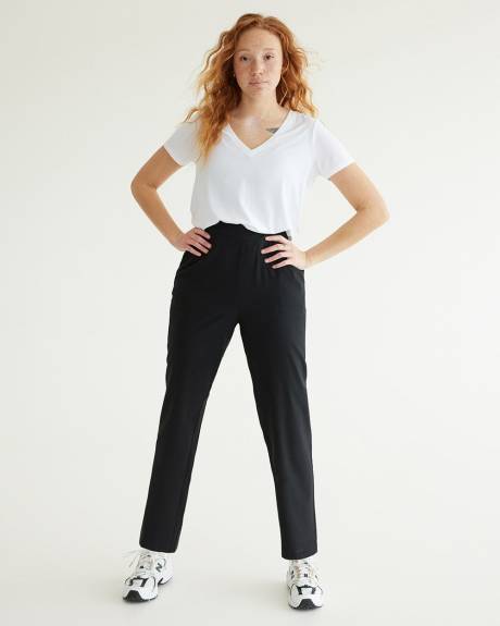 Pantalon à jambe étroite avec taille élastique - Hyba