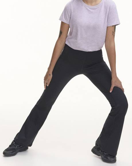 Flare-Leg High-Rise Pulse Legging Pant - Hyba