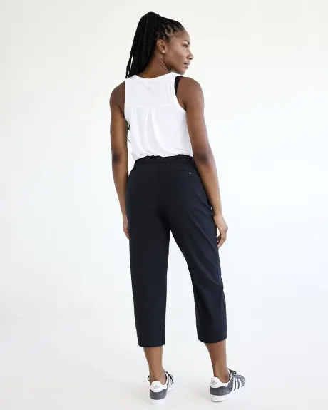 Pantalon capri en tissu texturé - Hyba