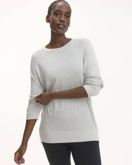 Long-Sleeve French Terry Sweatshirt - Hyba