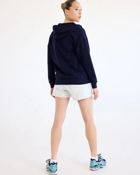 Hooded French Terry Jacket - Hyba