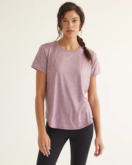 Short-Sleeve Crew-Neck Tee, Dry Lux Hyba, Hyba Essentials