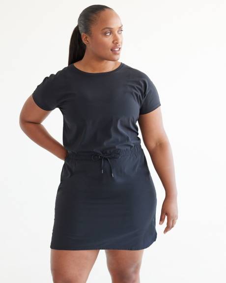 Short-Sleeve Dress With Inner Short - Hyba