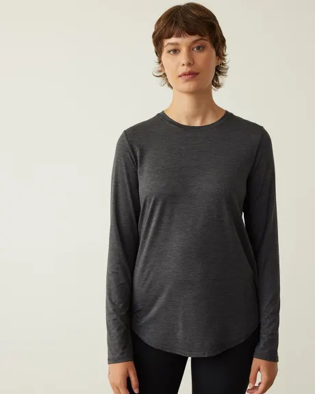 Long-Sleeve Crew-Neck Tee - Dry Lux Hyba Essentials