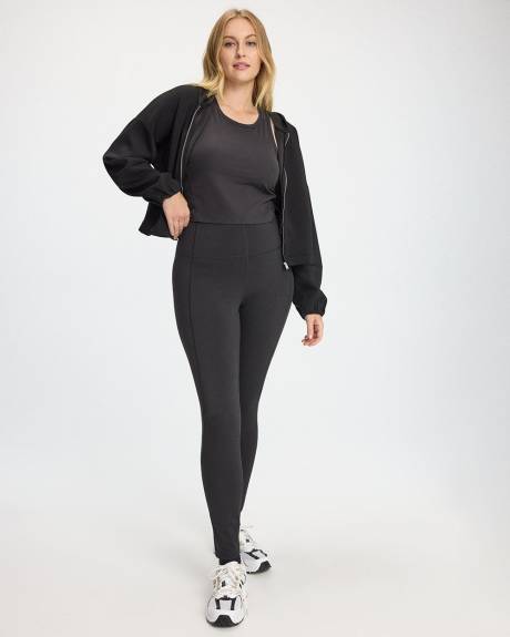 Legging Pulse à taille haute avec inserts côtelés - Hyba