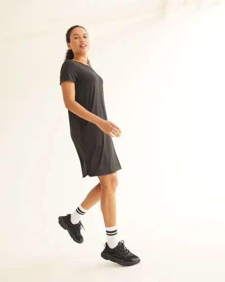 Short-Sleeve T-Shirt Dress - Dry Lux Hyba