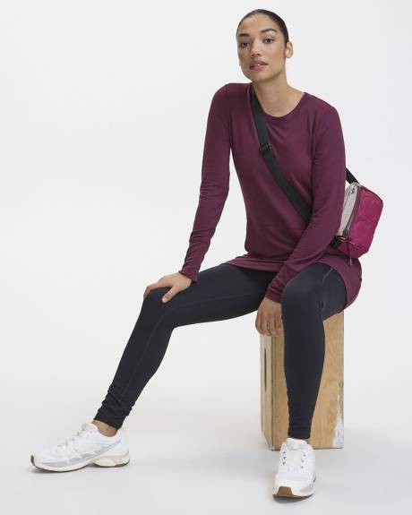 Long-Sleeve Tunic with Front Pocket - Hyba