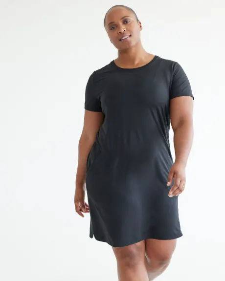 Short-Sleeve T-Shirt Dress - Dry Lux Hyba