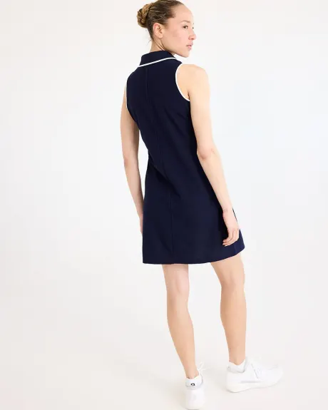 Sleeveless Polo Piqué Dress - Hyba