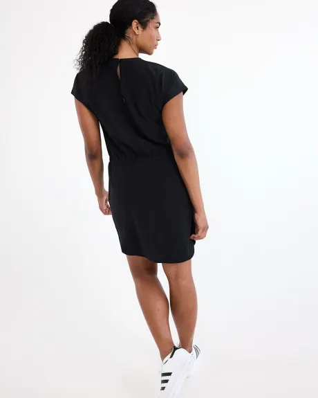 Stretch Woven Dress with Inner Short - Hyba