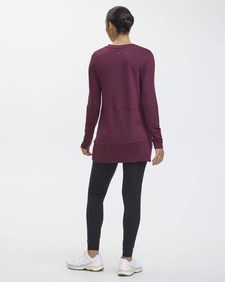 Long-Sleeve Tunic with Front Pocket - Hyba