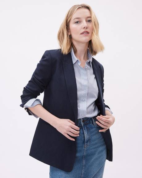 Loose Linen Blazer