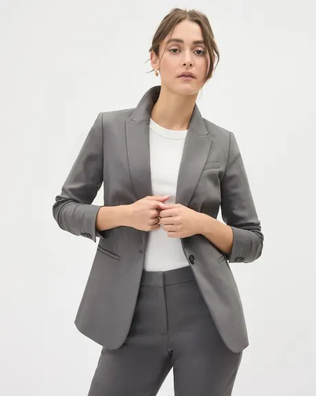 Limitless One-Button Fitted Blazer