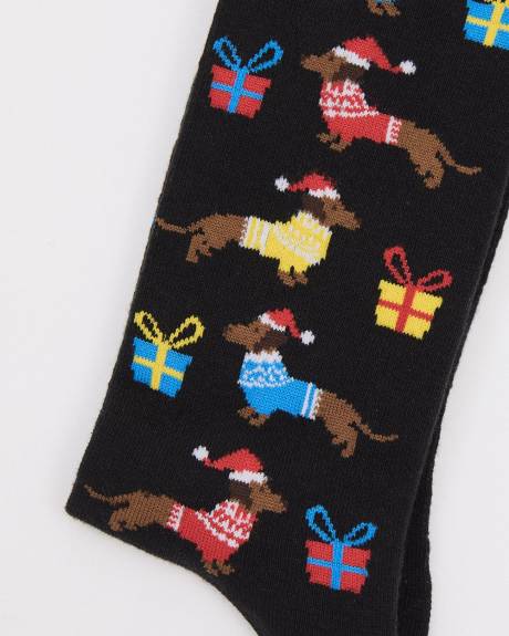 Christmas Dog Socks