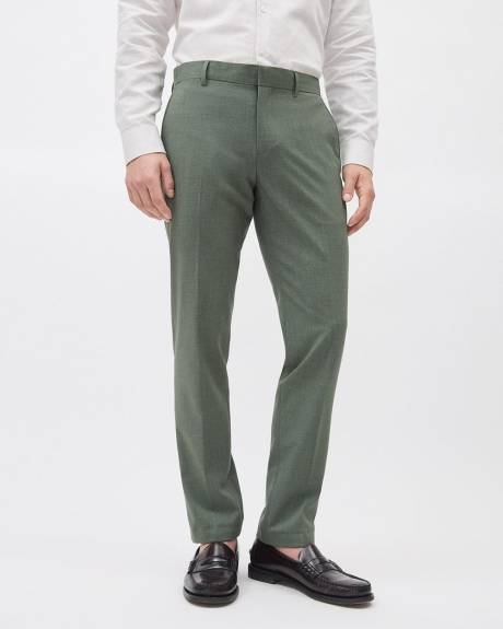 Slim-Fit Green Suit Pant