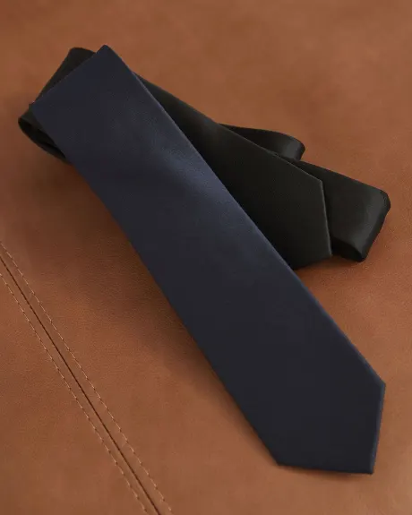 Skinny Dark Solid Tie