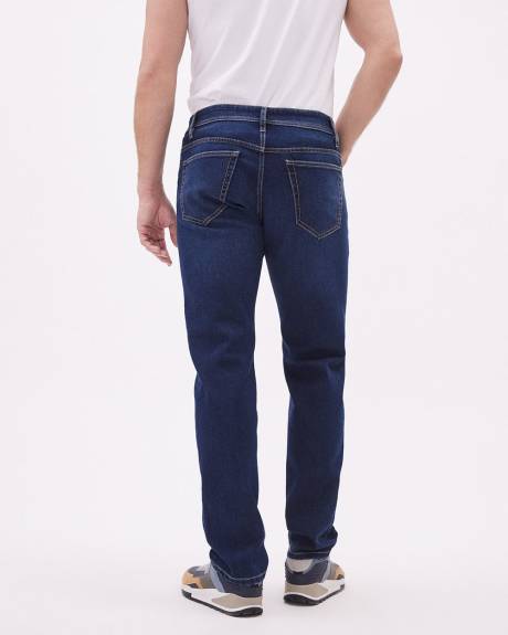 Medium-Wash Straight-Leg Jeans