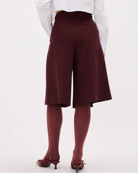 High-Rise Wide-Leg Culottes