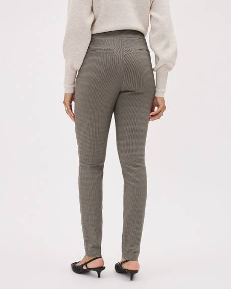 Houndstooth Twill Long City Legging Pant