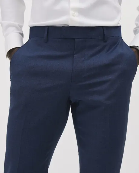 Pantalon Essentiel en Laine Bleu Moyen