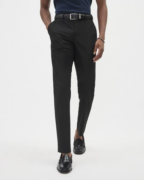 Black Tailored-Fit City Pant