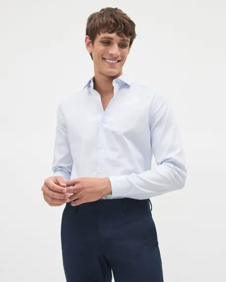 Solid Easy-care Twill Dress Shirt