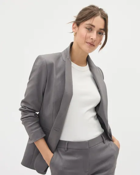 Limitless One-Button Fitted Blazer