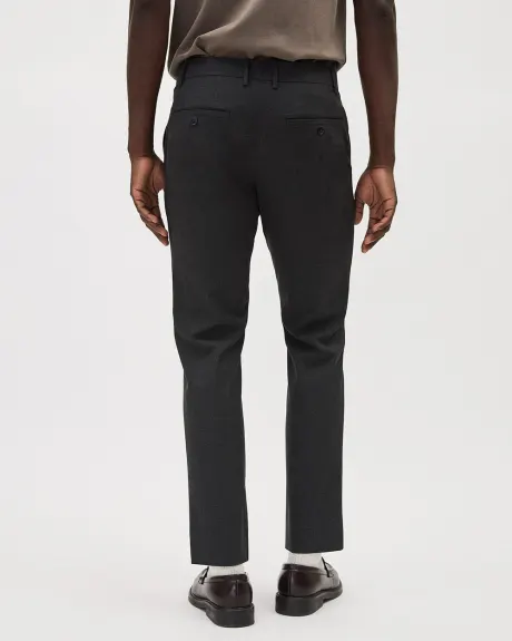 Pantalon de Ville Uni à Coupe Étroite