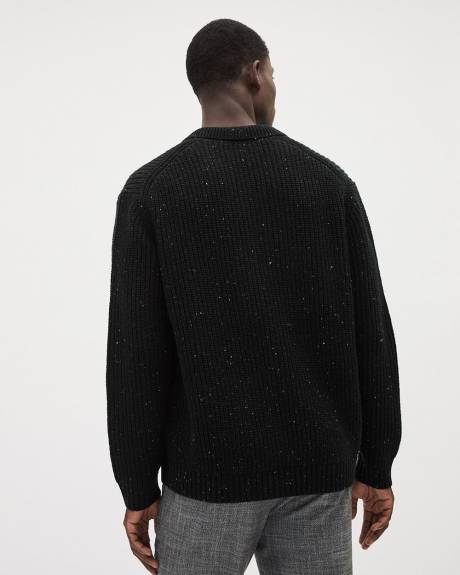 Long-Sleeve Polo Sweater