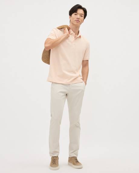 Solid Short-Sleeve Polo