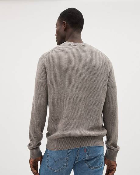 Long-Sleeve Crew-Neck Sweater