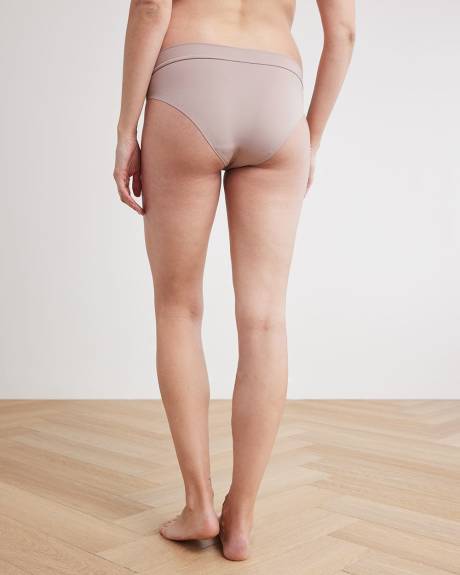 Culotte Hipster à Taille Croisée en Microfibre - Thyme Maternité