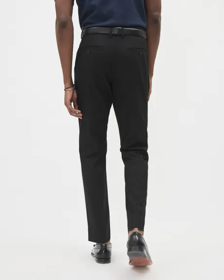 Pantalon de Ville Noir à Coupe Ajustée