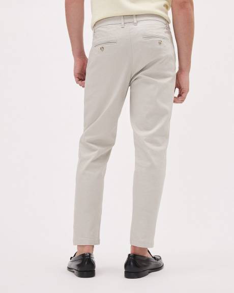 Slim-Fit Cropped Chino Pant