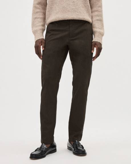 Slim-Fit Brushed-Twill Pant