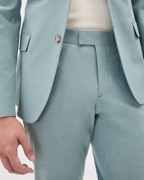 Slim-Fit Aqua Suit Pant