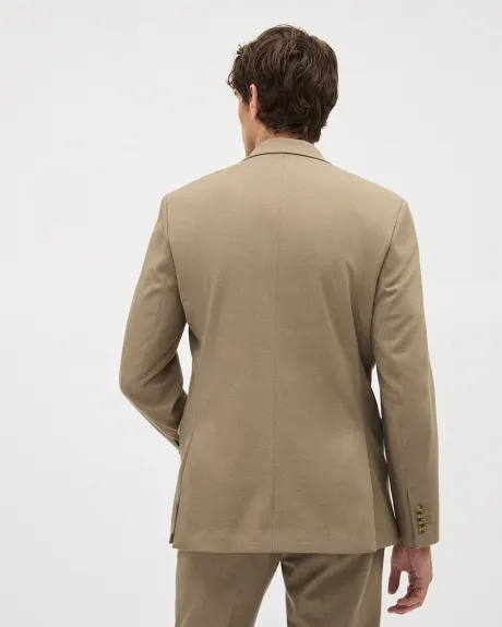 Brushed Twill Tailored-Fit Blazer