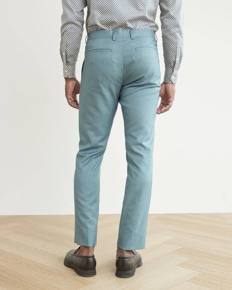 Pantalon de Complet Bleu à Coupe Étroite